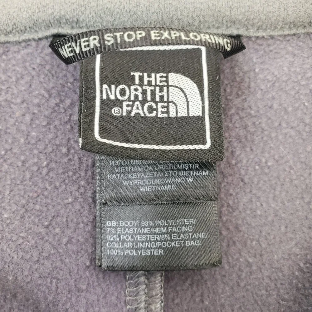 The North Face Fleece Lined Full Zip Jacket Size Medium - Picture 3 of 7